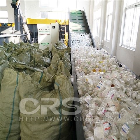 武汉市医废输液袋回收造粒粉碎清洗生产线