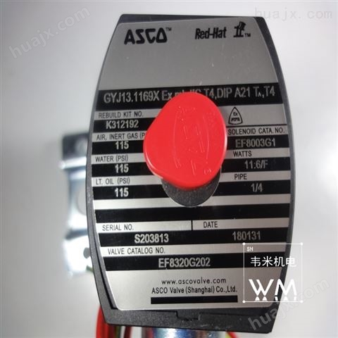 美国ASCO直动式通用电磁阀EF8320G200