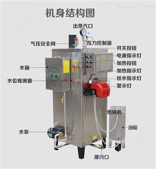 广州服装厂熨烫立式燃油蒸汽发生器锅炉
