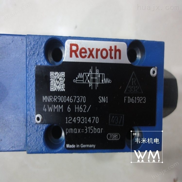 REXROTH力士乐手动控制换向阀4WMM6D5X/V
